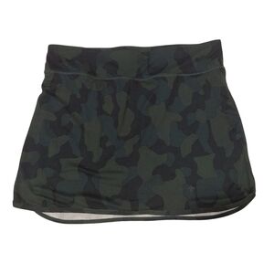 Camouflage Dark Green Mini Skort